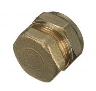 Brass Compression Stop End - 22mm